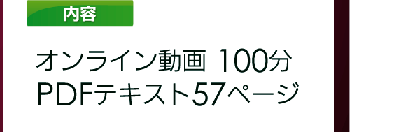 オンライン動画100分ODFテキスト57ページ