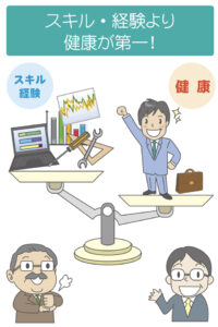 採用応募でスキル・経験・健康で重視すべきは？