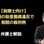 延納の助言義務違反で税賠の裁判例