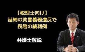 延納の助言義務違反で税賠の裁判例